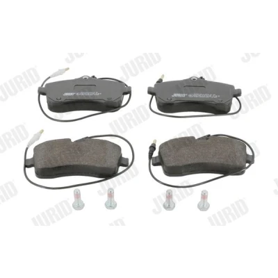 Bilde av JURID 573132J Bremseklosser inkl. slitasjevarselkontakt med bremsecaliperskruer, kolbleklips PEUGEOT: 407 SW, Sedan