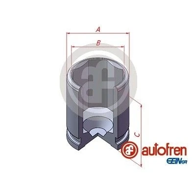 Bilde av AUTOFREN SEINSA D025543 Stempel, bremseklave 43 bakaksel TRW AUDI: A6 C6 Avant, C7 A4 B8 Allroad, VOLVO: XC70 II Stasjonsvogn