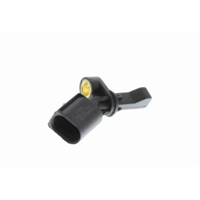 Bilde av VEMO Original Quality V10 72 1054 ABS sensor høyre bakaksel uten kabel for kjøretøy med Hall prinsipp, aktiv 2 12 svart D formet