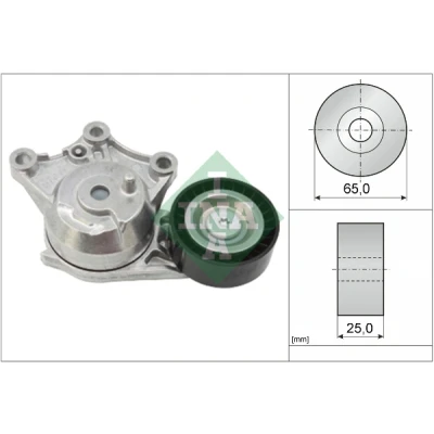 Bilde av INA 534 0656 10 Spennarm, kilerem med ribber 65 25 PEUGEOT: 208 I Hatchback