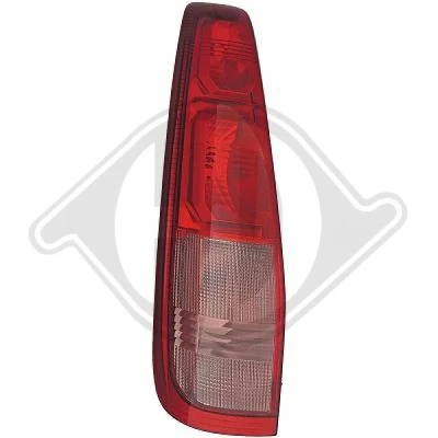 Bilde av DIEDERICHS 6085891 Baklykter venstre PY21W, W21W, W21/5W rosa uten pæreholder