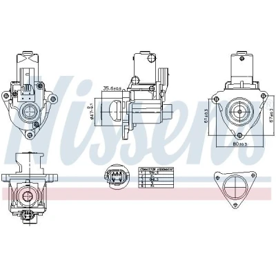 Bilde av Egr ventil, hyundai,kia, 284102F000