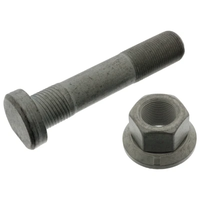 Bilde av FEBI BILSTEIN 100081 Hjulbolt M22 x 1,5 120,5mm bakaksel 10.9 med mutter Sink lamell belagt