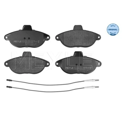Bilde av MEYLE 025 230 4218/W Bremseklosser ORIGINAL Quality framaksel inkl. slitasjevarselkontakt med antihyle blikk PEUGEOT: Expert I Van