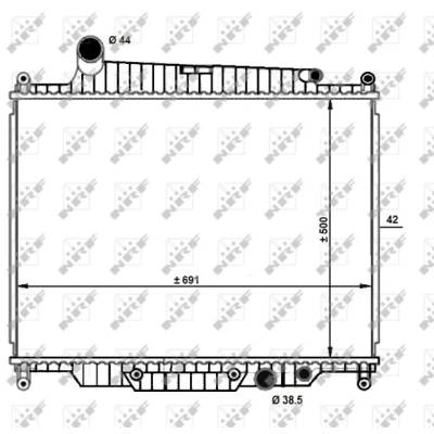 Bilde av Radiator, motorkjøling, land rover range iii, sport i, PCC500300