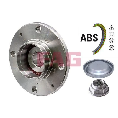 Bilde av FAG 713 6308 20 Hjullagersett Bildet viser leveranseinnholdet 129,00 PEUGEOT: 307 Stasjonsvogn, Hatchback, SW, CITROËN: C4 II Hatchback