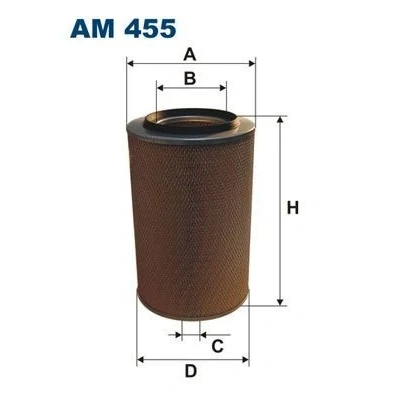 Bilde av FILTRON AM 455 Luftfilter 378 242 Filterinnsats IVECO: EuroCargo I III, MAN: L 2000
