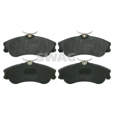 Bilde av SWAG 64 91 6421 Bremseklosser framaksel ekskl. slitasjevarselkontakt PEUGEOT: 307 SW, 206 Hatchback, Stasjonsvogn