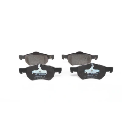 Bilde av BOSCH 0 986 424 668 Bremseklosser Low Metallic med antihyle blikk, kolbleklips fjær CHRYSLER: Voyager 4, / Grand 3