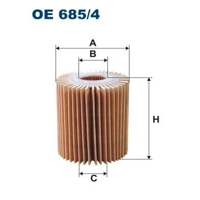 Bilde av FILTRON OE 685/4 Oljefilter Filterinnsats LEXUS: IS 2, GS IV, III