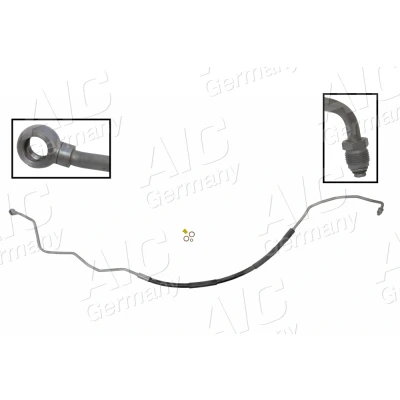 Bilde av AIC 58612 Hydraulikkslange, styring fra hydraulikkpumpe til styresnekke