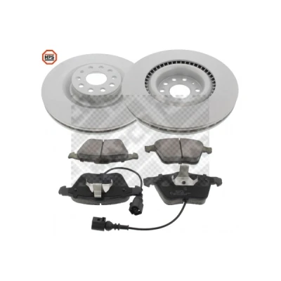 Bilde av MAPCO 47898HPS bremsesett, skivebremse framaksel ventilert inkl. slitasjevarselkontakt