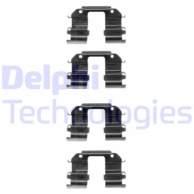 Bilde av DELPHI LX0372 Tibehørsett, skivebremse belegg