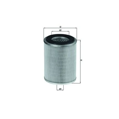 Bilde av MAHLE ORIGINAL LX 830 Luftfilter 175,0 133,0 Filterinnsats NISSAN: TERRANO 2, 1