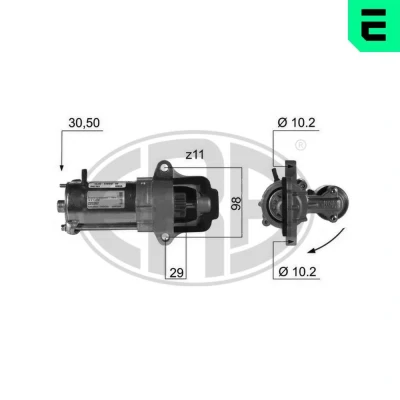 Bilde av ERA 220367A Starter 12 1,5 11 FORD: MONDEO 3 Kombi,