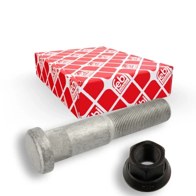Bilde av FEBI BILSTEIN 35176 Hjulbolt M22 x 1,5 124 bakaksel begge sider 10.9 med mutter Sink lamell belagt