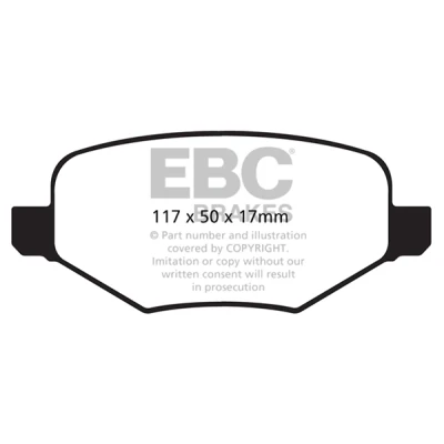 Bilde av Bremseklosser sett EBC Brakes DP1826