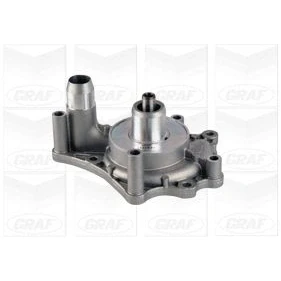 Bilde av GRAF PA1151 Vannpumpe med tetning mekanisk Metall for vifteremdrift AUDI: A6 C6 Avant, Q7, Allroad, VOLKSWAGEN: Touareg I