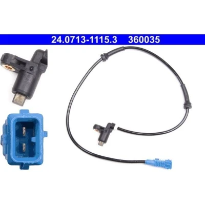 Bilde av ATE 24.0713 1115.3 ABS Sensor 815 PEUGEOT: 206 Hatchback