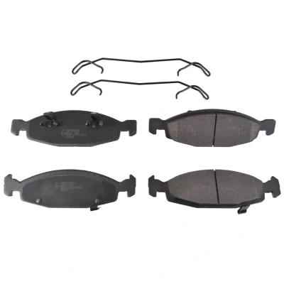 Bilde av BLUE PRINT ADA104216 Bremseklosser framaksel med akustisk slitasjevarsel festemateriell tilleggsmateriale JEEP: GRAND CHEROKEE 2