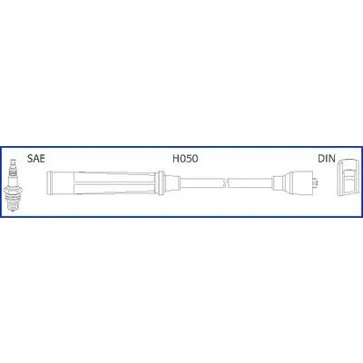 Bilde av HITACHI 134250 Pluggledninger MAZDA: 323 F 6
