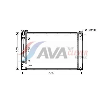 Bilde av Radiator, motorkjøling lexus rx OE 160410A290, 160410A291, 160410A410