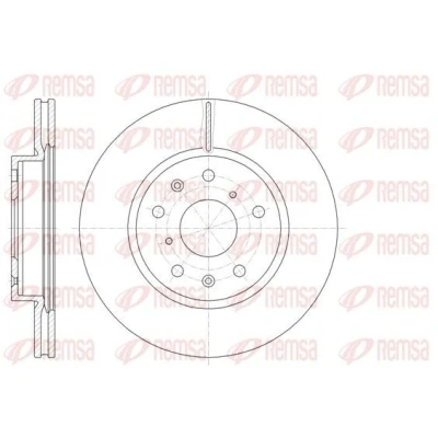 Bilde av REMSA 61018.10 Bremseskiver framaksel 280, 280 22 5 ventilert SUZUKI: SX4 I Hatchback