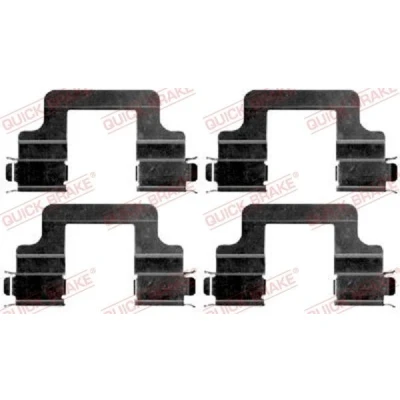 Bilde av QUICK BRAKE 109 1679 Tibehørsett, skivebremse belegg AUDI: A6 C7 Allroad, Avant, Q3, VOLKSWAGEN: Passat B6 Variant, GOLF 5, 6