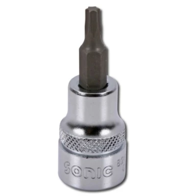 Bilde av SONIC 8264820 Pipenøkkelinnsats 3/8 torx DIN 3120 T20 Krom vanadium stål
