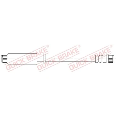 Bilde av QUICK BRAKE 22.322 Bremseslange 368 M10x1 PEUGEOT: Expert II Tepee, CITROËN: Jumpy MPV, Van