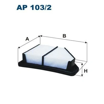 Bilde av FILTRON AP 103/2 Luftfilter 45 200 168 Filterinnsats HONDA: CIVIC 8 Hatchback