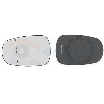 Bilde av VAN WEZEL 3328839 Speilglass venstre, høyre