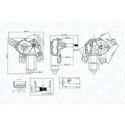 Bilde av Visker motor MAGNETI MARELLI 064071200010
