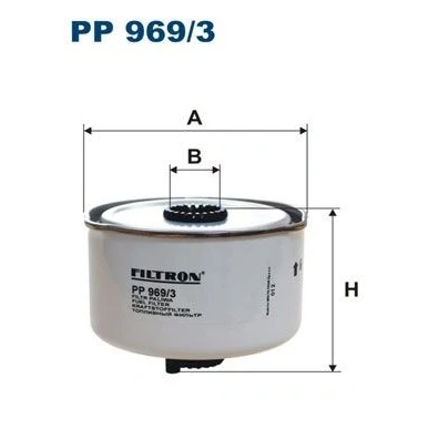 Bilde av FILTRON PP 969/3 Drivstoffilter Påskruingsfilter LAND ROVER: Discovery 3, 4, Range Rover Sport