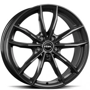 Bilde av Rial X12 Diamond Black 8x18 5/112 ET30 B66.6