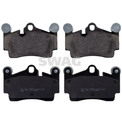 Bilde av SWAG 30 91 6619 Bremseklosser bakaksel klargjort for slitasjeindikator AUDI: Q7, VOLKSWAGEN: Touareg I, PORSCHE: Cayenne