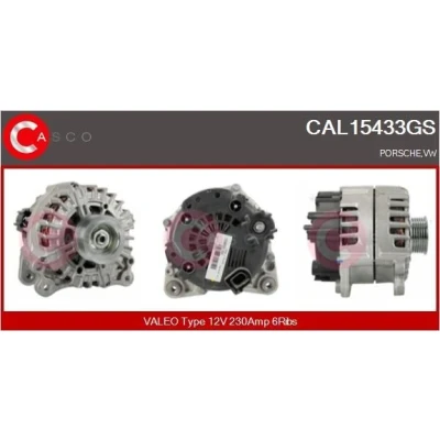 Bilde av CASCO CAL10220AS Dynamo 12V 120A VOLKSWAGEN: GOLF 3, Passat B3/B4 Stasjonsvogn, 3 Variant, FORD: Galaxy Mk1 MPV