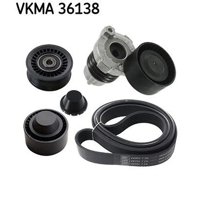 Bilde av SKF VKMA 36138 Kileribberem RENAULT: Captur, GRAND SCENIC 3, MEGANE 3 Grandtour, NISSAN: Qashqai 2, Juke, DACIA: Duster SUV