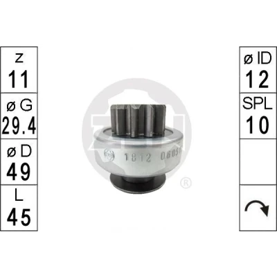 Bilde av Friløpsgir, starter, citroën,honda,mini,peugeot,suzuki,toyota,vw