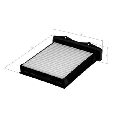 Bilde av MAHLE ORIGINAL LA 360 Kupéfilter Partikkelfilter 243,0 221 74,4 LAND ROVER: Freelander I SUV, SUV Cabrio