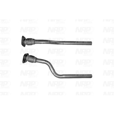 Bilde av NAP carparts CAC10253 Eksosrør 740mm inntil Euro 4