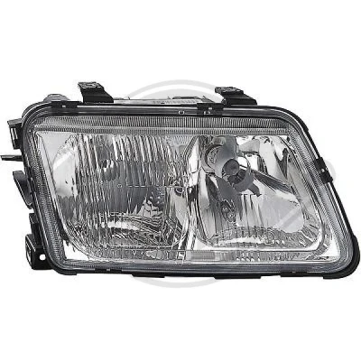 Bilde av DIEDERICHS 1030982 Frontlykter høyre H7, H7/H4, H4 med tåkelykt AUDI: A3 Hatchback