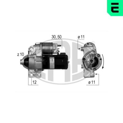 Bilde av ERA 220527A Starter 12 1,3 10 PEUGEOT: 807, 407 SW, 607 Sedan