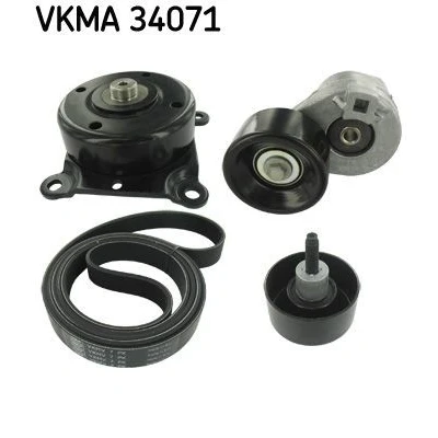 Bilde av SKF VKMA 34071 Kileribberem Med radiatorvifte kobling friksjonskobling FORD: Transit Mk5 Flatvogn lastebil/Chassis