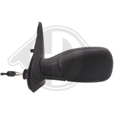 Bilde av Sidespeil Diederichs 4232025 venstre asfærisk, for manuell speiljustering PEUGEOT: 306 Hatchback