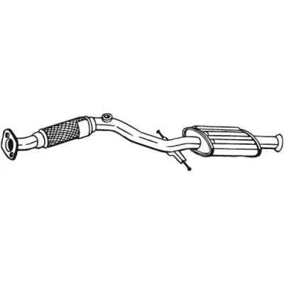 Bilde av Forreste lyddemper, hyundai matrix, 2861017000