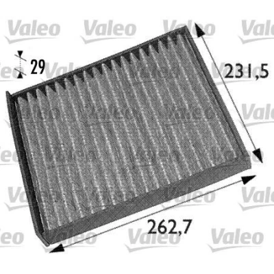 Bilde av VALEO CLIMFILTER PROTECT 698708 Kupéfilter Karbonfilter 272 234 31 OPEL: Zafira B, Astra G CC, A