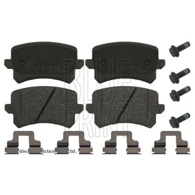 Bilde av BLUE PRINT ADV184231 Bremseklosser bakaksel med bremsecaliperskruer, antihyle blikk, festemateriell VOLKSWAGEN: Tiguan I, Passat B6 Variant