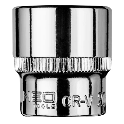 Bilde av NEO TOOLS 08 180 Pipenøkkelinnsats 3/8 20 mm Krom vanadium stål sekskant