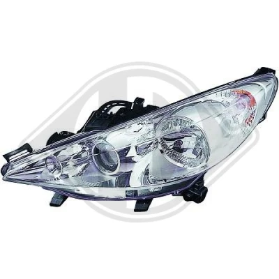 Bilde av DIEDERICHS Priority Parts 4226083 Frontlykter PEUGEOT: 207 Hatchback